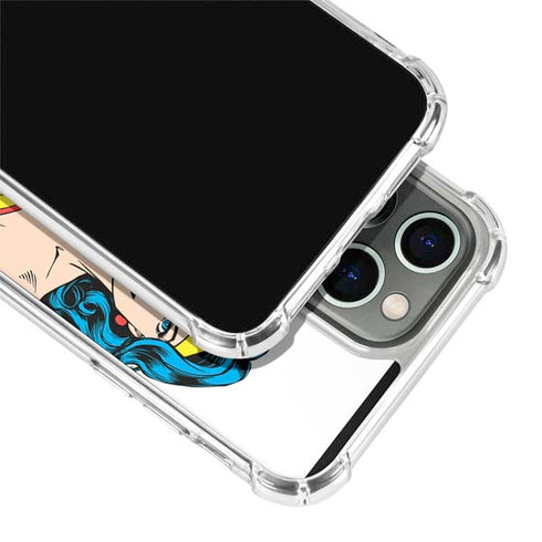 DC Comics Wonder Woman Classic Art Pose iPhone 14 Pro Clear Case